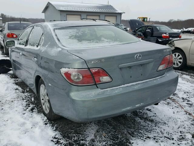 JTHBA30G845023117 - 2004 LEXUS ES 330 GRAY photo 3