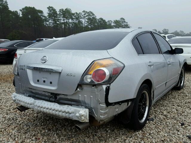 1N4AL2AP8CC252316 - 2012 NISSAN ALTIMA BAS SILVER photo 4