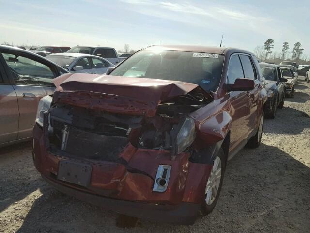 2GKALMEK7C6359357 - 2012 GMC TERRAIN SL MAROON photo 2