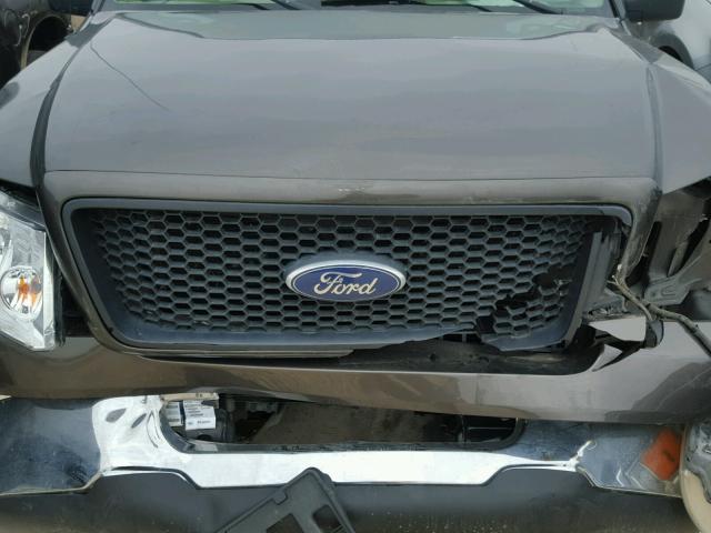 1FTRX12W86NA08126 - 2006 FORD F150 GRAY photo 7