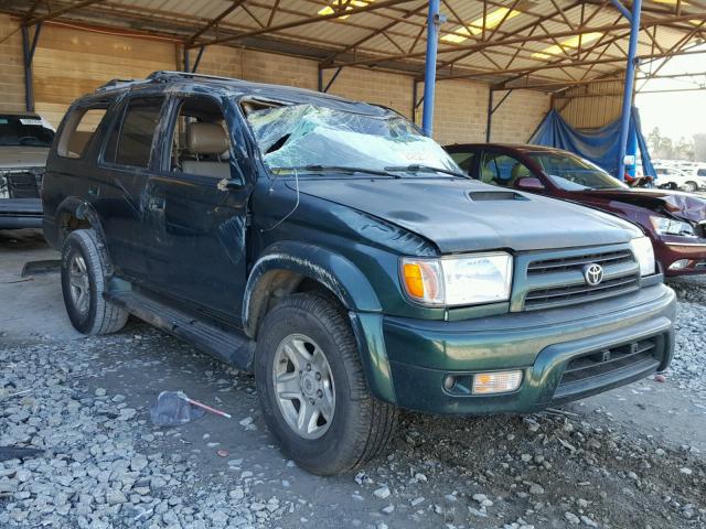 JT3GN86R3Y0139401 - 2000 TOYOTA 4RUNNER SR GREEN photo 1