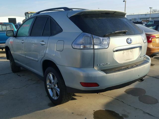 JTJHW31U382048013 - 2008 LEXUS RX 400H SILVER photo 3