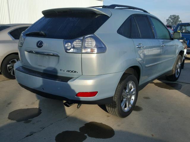 JTJHW31U382048013 - 2008 LEXUS RX 400H SILVER photo 4