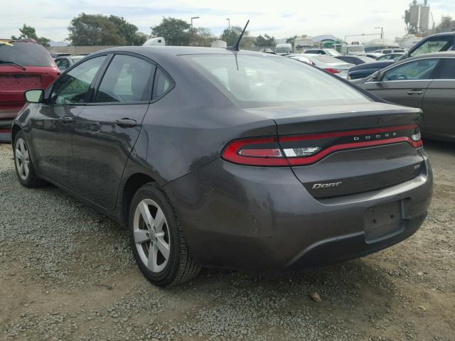 1C3CDFBB8FD416015 - 2015 DODGE DART SXT CHARCOAL photo 3