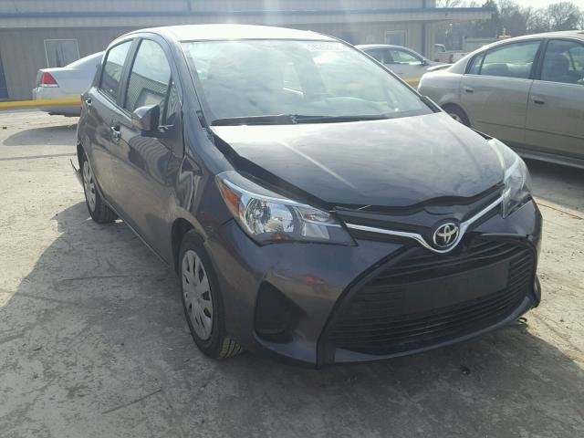 VNKKTUD3XFA045498 - 2015 TOYOTA YARIS GRAY photo 1