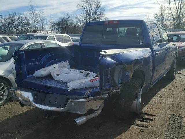 3C6RR7LT7HG769945 - 2017 RAM 1500 SLT BLUE photo 4