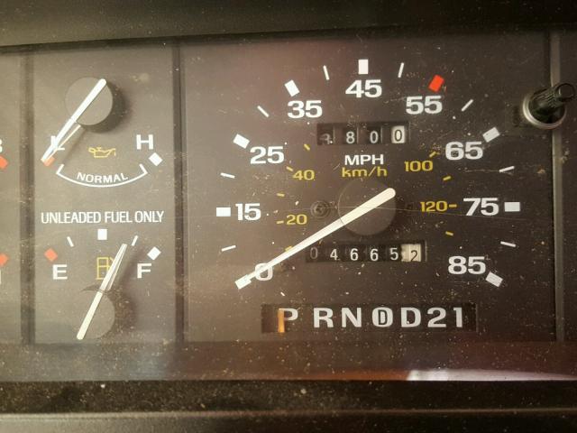 1FTCR10TXLUB29802 - 1990 FORD RANGER BLACK photo 8