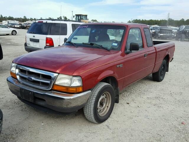 1FTYR14C2XPB60191 - 1999 FORD RANGER SUP RED photo 2