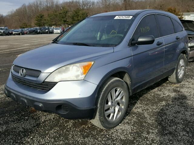 JHLRE48358C015556 - 2008 HONDA CR-V LX BLUE photo 2