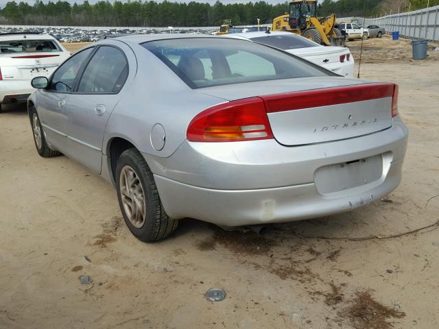 2B3HD46R61H674057 - 2001 DODGE INTREPID S SILVER photo 3