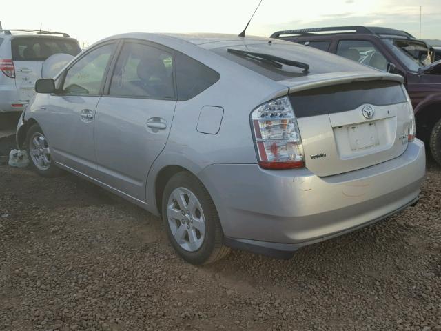 JTDKB20U383317394 - 2008 TOYOTA PRIUS SILVER photo 3