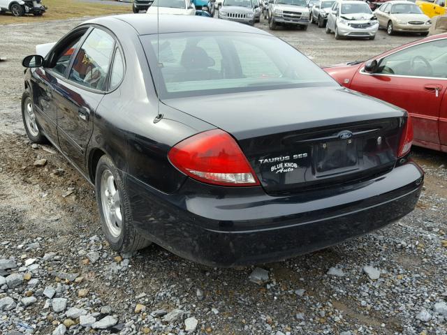 1FAFP55UX4A185131 - 2004 FORD TAURUS SES BLACK photo 3