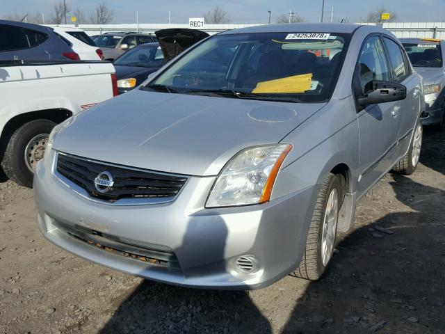 3N1AB6AP2BL652785 - 2011 NISSAN SENTRA 2.0 SILVER photo 2