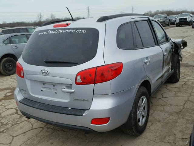 5NMSG13D09H308145 - 2009 HYUNDAI SANTA FE G GRAY photo 4