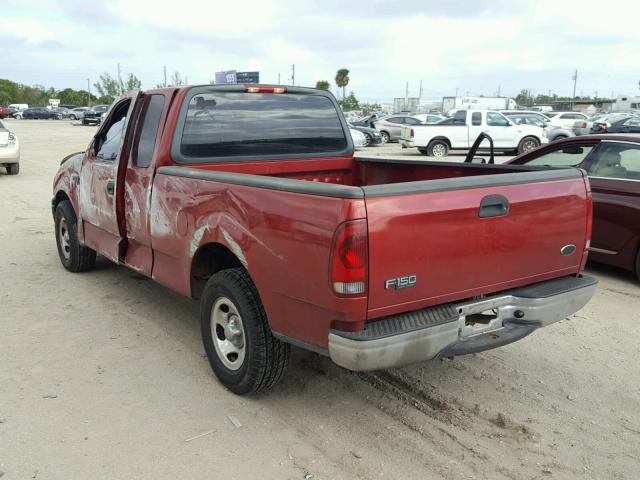 2FTRX172X4CA84469 - 2004 FORD F-150 HERI RED photo 3