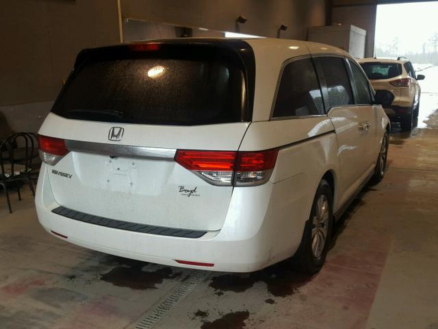 5FNRL5H60FB096081 - 2015 HONDA ODYSSEY EX WHITE photo 4