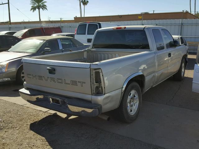 1GCEC19X84Z315746 - 2004 CHEVROLET SILVERADO SILVER photo 4