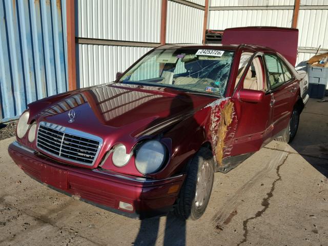 WDBJF65H9XA941809 - 1999 MERCEDES-BENZ E 320 RED photo 2