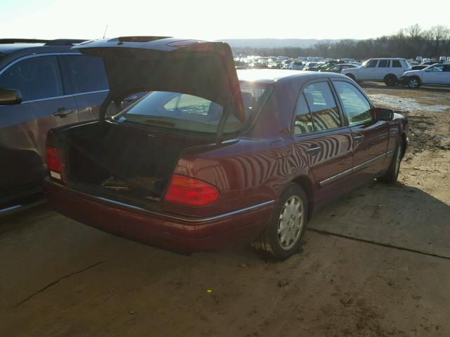 WDBJF65H9XA941809 - 1999 MERCEDES-BENZ E 320 RED photo 4