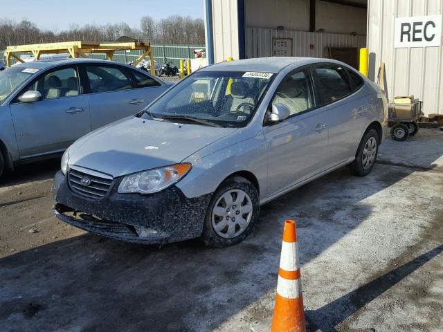 KMHDU46D98U439771 - 2008 HYUNDAI ELANTRA GL SILVER photo 2