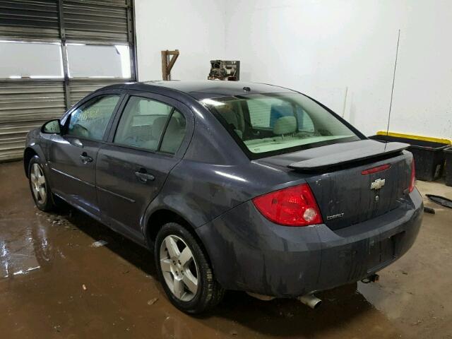 1G1AL58F187307853 - 2008 CHEVROLET COBALT LT GRAY photo 3