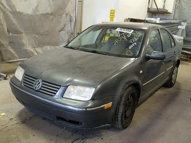 3VWRR69M94M074300 - 2004 VOLKSWAGEN JETTA GL T GRAY photo 2