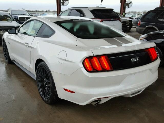 1FA6P8CF7H5329822 - 2017 FORD MUSTANG GT WHITE photo 3