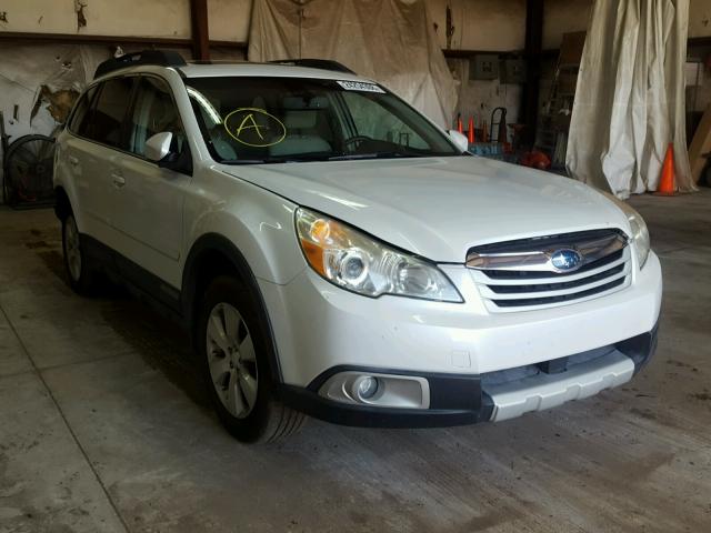 4S4BRELC9B2391668 - 2011 SUBARU OUTBACK 3. WHITE photo 1