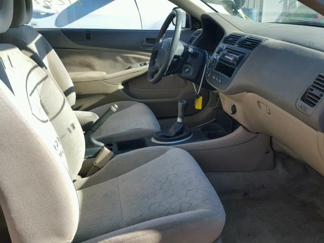 1HGEM219X2L054346 - 2002 HONDA CIVIC EX ლურჯი ფოტო 5