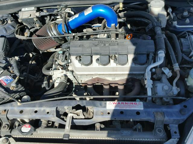 1HGEM219X2L054346 - 2002 HONDA CIVIC EX ლურჯი ფოტო 7