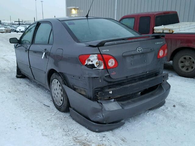 2T1BR32E68C888618 - 2008 TOYOTA COROLLA CE GRAY photo 3