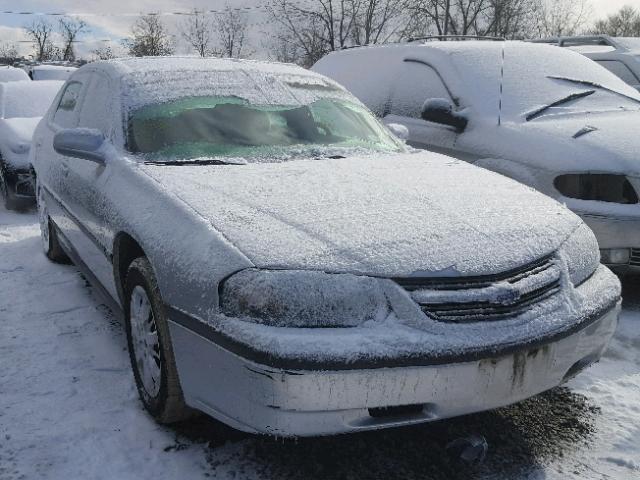 2G1WF52EX39411214 - 2003 CHEVROLET IMPALA SILVER photo 1