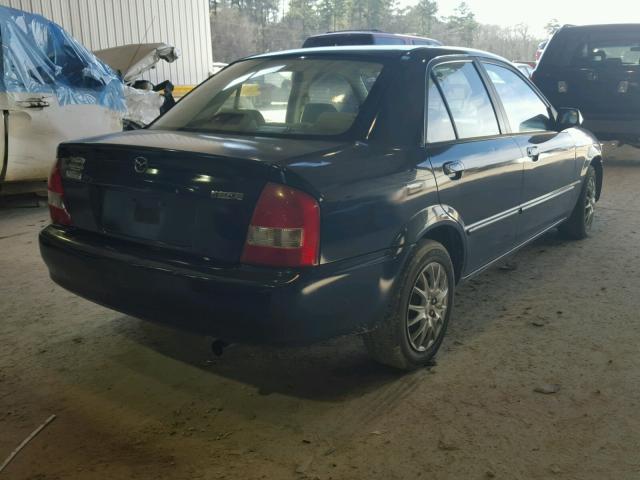 JM1BJ2225Y0220102 - 2000 MAZDA PROTEGE DX BLUE photo 4