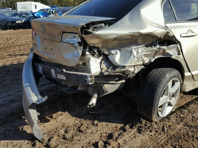 1HGFA16817L023565 - 2007 HONDA CIVIC EX BEIGE photo 9