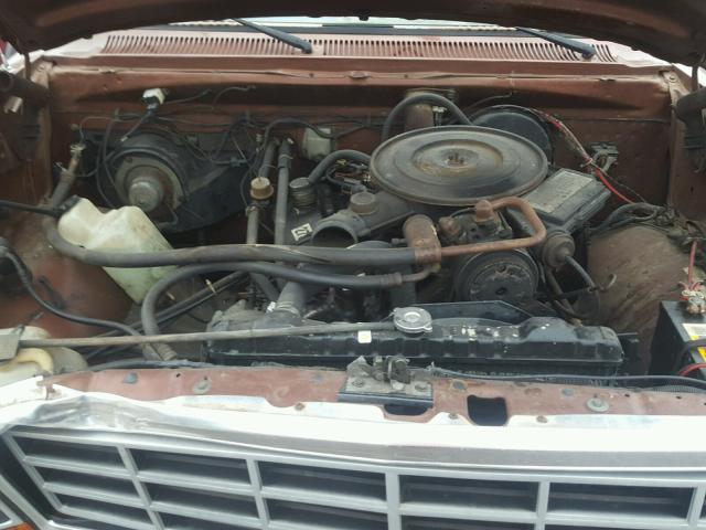 1B7FD14H4ES242631 - 1984 DODGE D-SERIES D BROWN photo 7