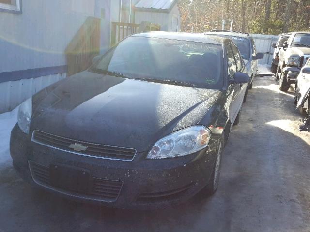 2G1WT55K479388318 - 2007 CHEVROLET IMPALA LT BLACK photo 2