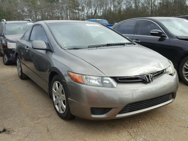 2HGFG12626H517870 - 2006 HONDA CIVIC LX BROWN photo 1