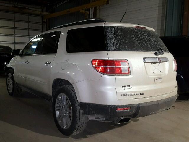 5GZEV23D49J216389 - 2009 SATURN OUTLOOK XR თეთრი ფოტო 3