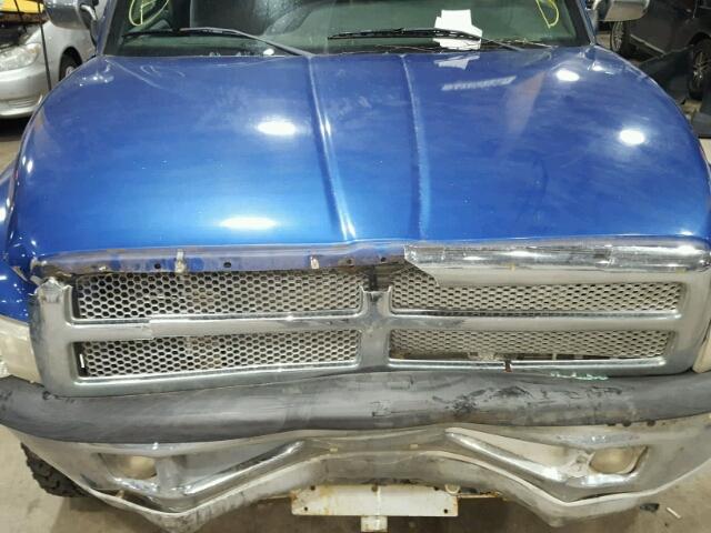 1B7HF13Z8VJ613664 - 1997 DODGE RAM 1500 BLUE photo 7