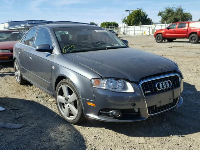 WAUBF78E18A010636 - 2008 AUDI A4 S-LINE CHARCOAL photo 1