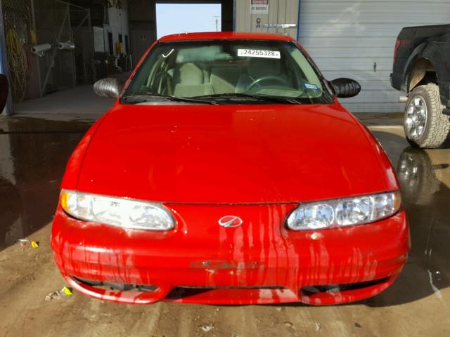 1G3NL52F03C233102 - 2003 OLDSMOBILE ALERO GL RED photo 9