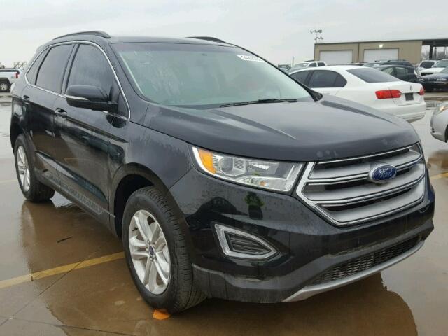 2FMPK3J93HBB68342 - 2017 FORD EDGE SEL BLACK photo 1