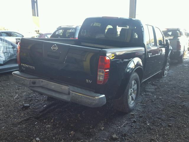 1N6AD0ER4BC448269 - 2011 NISSAN FRONTIER S BLACK photo 4