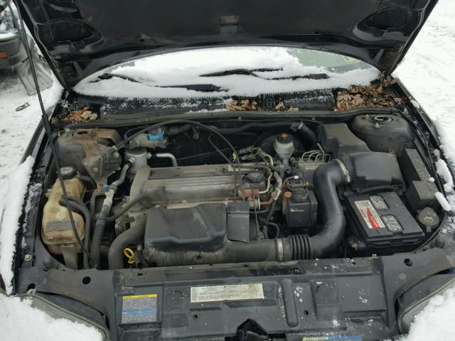 1G1JH12F947223244 - 2004 CHEVROLET CAVALIER L BLACK photo 7