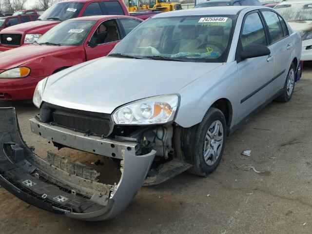 1G1ZS52F65F341108 - 2005 CHEVROLET MALIBU SILVER photo 2