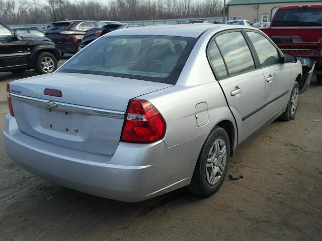 1G1ZS52F65F341108 - 2005 CHEVROLET MALIBU SILVER photo 4