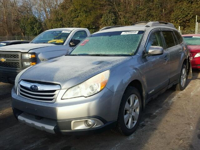 4S4BRBGC6B3321015 - 2011 SUBARU OUTBACK 2. GRAY photo 2