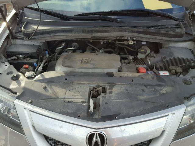 2HNYD2H25BH546925 - 2011 ACURA MDX SILVER photo 7