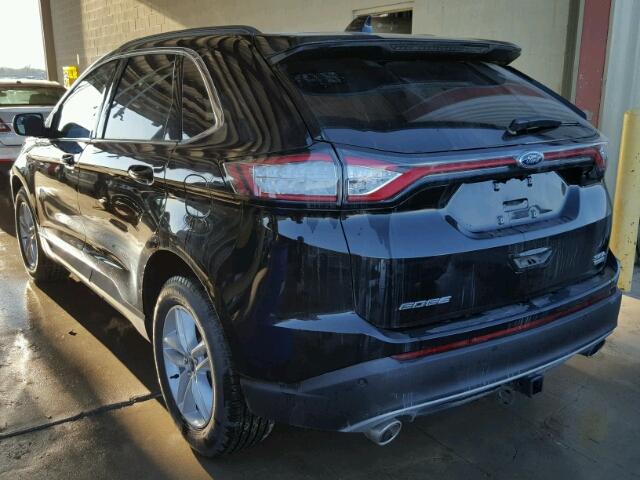 2FMPK3J9XHBC21568 - 2017 FORD EDGE SEL BLACK photo 3