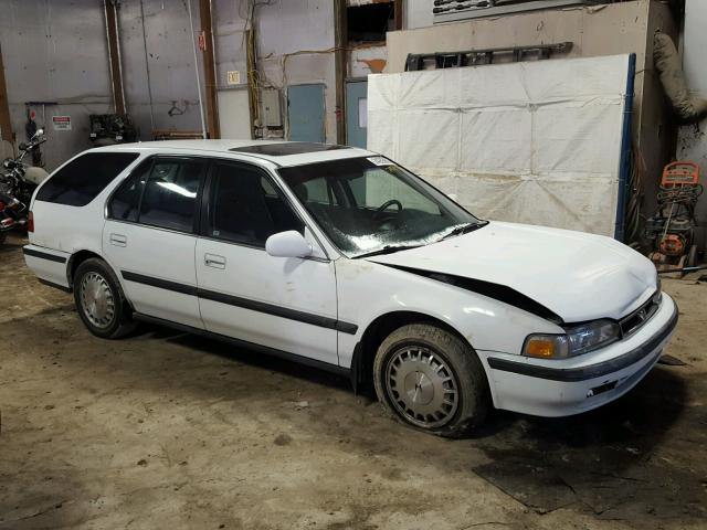 1HGCB9861MA021722 - 1991 HONDA ACCORD EX WHITE photo 9